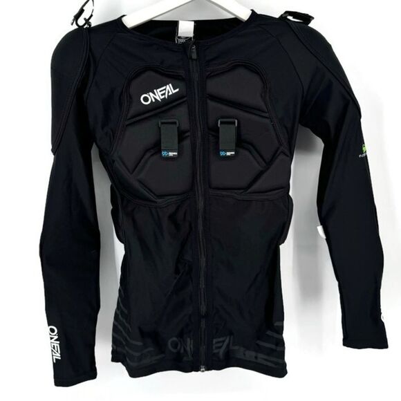 O'Neal STV Long Sleeve Protector Black Zipper Front Size Small - Picture 1 of 9